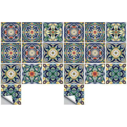 Wall Art 20pcs Reusable Tile Wall Stickers-Style 5