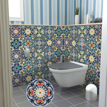 Wall Art 10pcs Reusable Tile Wall Stickers-Style 5