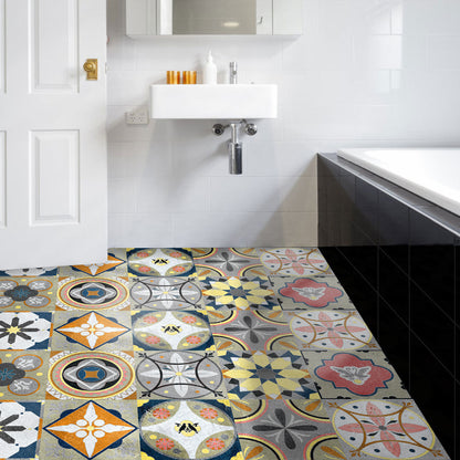 Wall Art 20pcs Reusable Tile Wall Stickers-Style 4