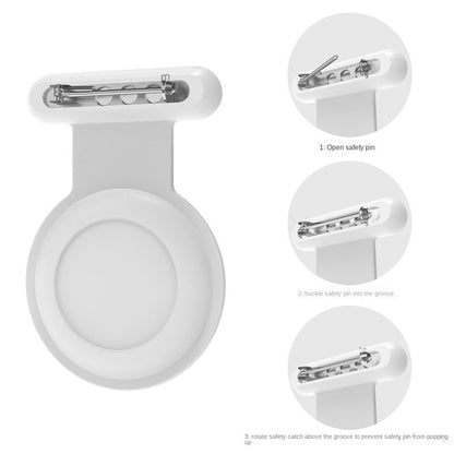 1Pc for Apple AirTag Protective Holder Case - White