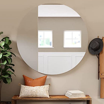 2Pcs 50x150cm Self Adhesive Flexible Non Glass Mirror Sheet