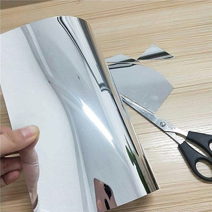 50x150cm Self Adhesive Flexible Mirror Sheets Stickers Soft Non Glass Mirror Household