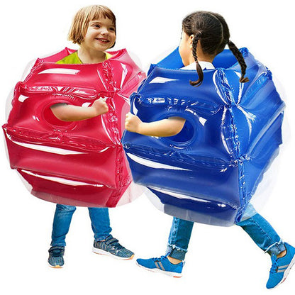 Toy Inflatable Body Bumper Bubbles Ball Outdoor Kids Toy-Blue