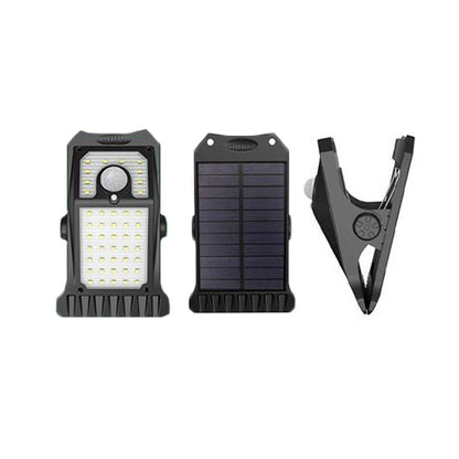 Motion Sensor Lights Outdoor Solar Lights 45LEDs Clip Lamp Solar Lights White