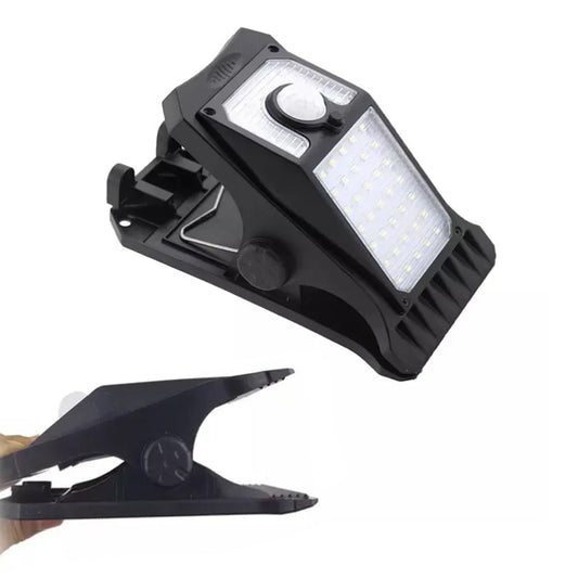 Motion Sensor Lights Outdoor Solar Lights 45LEDs Clip Lamp Solar Lights White