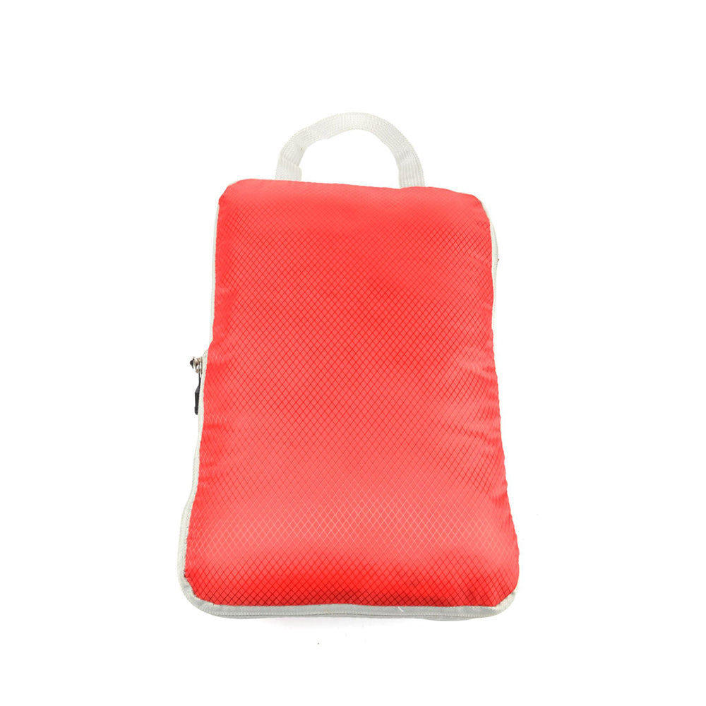 3-Piece Travel Compression Storage Bags -Red