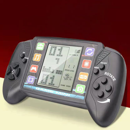 Toy Pocket Handheld Video Game Console 3.5in Brick Game Player with 23 Classic Games -Black