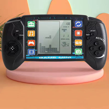Toy Pocket Handheld Video Game Console 3.5in Brick Game Player with 23 Classic Games -Black