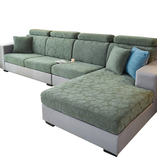 Sofa Cushion Cover High Stretch Sofa Seat Slipcover Protector -Green