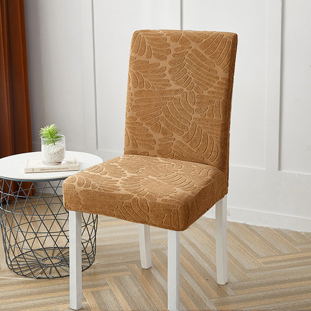 Chair Cover 4Pcs Stretch Dining Chair Cover Seat Covers Washable Banquet Wedding Party Jacquard Chair Cover-Green