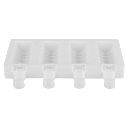 2pcs 4 Silicone Mold DIY Ice Pop Mold Popsicle Makers Food Storage Container for Egg Bites -Circle Shape