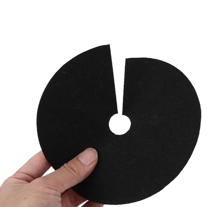 20Pcs Non Woven Tree Mulch Ring Plant Protector Mat Round Gardening Landscaping Fabric Cover -L