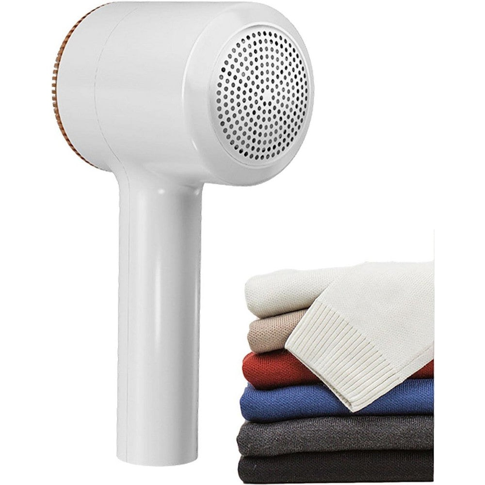 Fabric Shave Rechargeable Electric Lint Remover Sweater Couch Fabric Pill Shaver -White