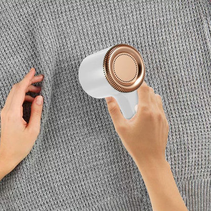 Fabric Shave Rechargeable Electric Lint Remover Sweater Couch Fabric Pill Shaver -White