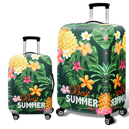Elastic Travel Suitcase Protector Cover -Tropical
