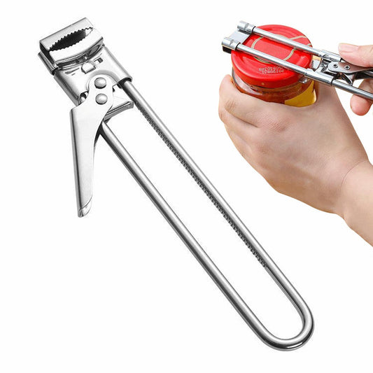 Bottle Opener Multifunctional Stainless Steel Can Opener Jar Lid Gripper Opener Kitchen Accessories