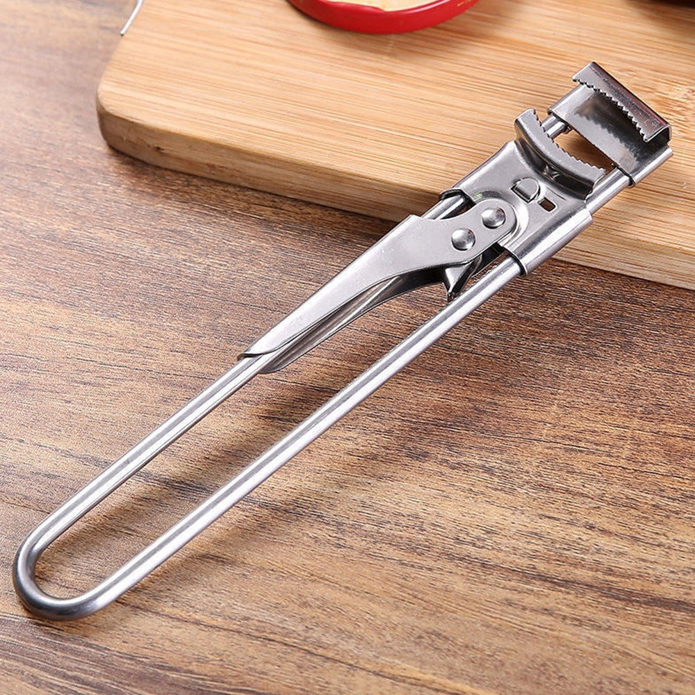 Bottle Opener Multifunctional Stainless Steel Can Opener Jar Lid Gripper Opener Kitchen Accessories