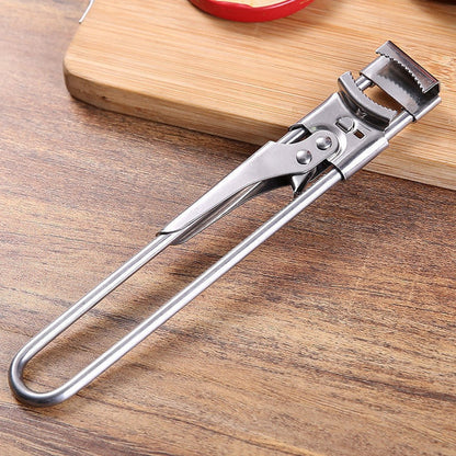 Bottle Opener Multifunctional Stainless Steel Can Opener Jar Lid Gripper Opener Kitchen Accessories