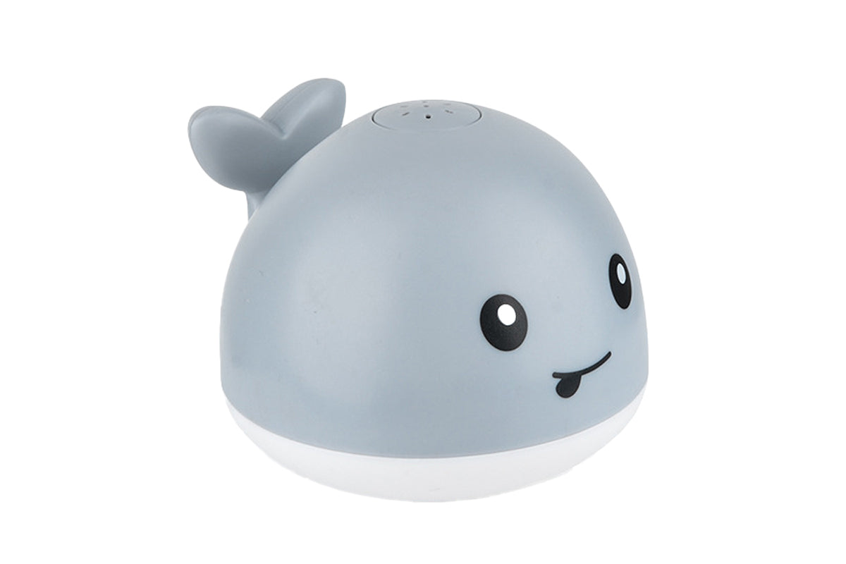 Toy Bath Toys Light Up Whale Spray Water Bathtub Toys for Boys Girls-Grey