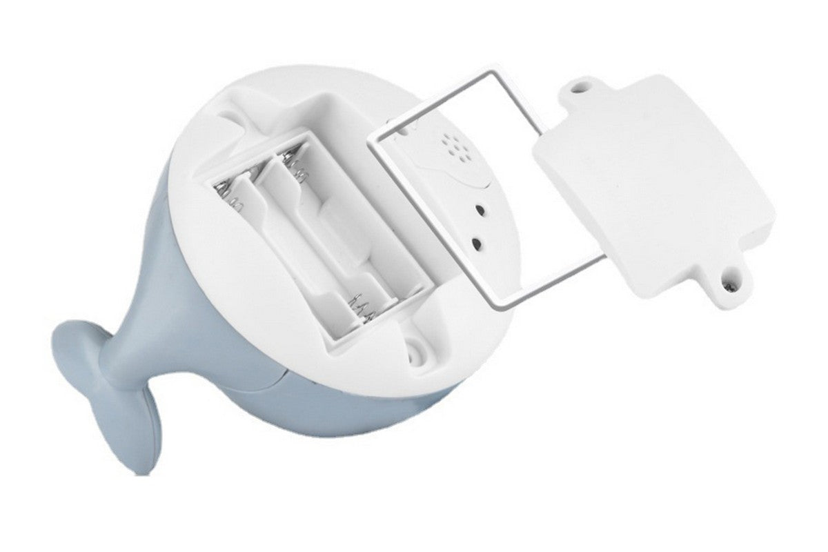 Toy Bath Toys Light Up Whale Spray Water Bathtub Toys for Boys Girls-Grey