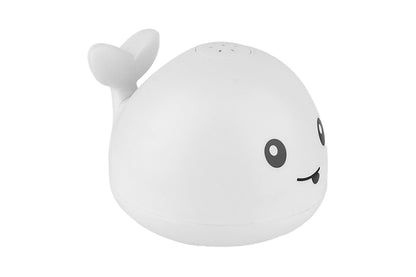 Toy Bath Toys Light Up Whale Spray Water Bathtub Toys for Boys Girls-White