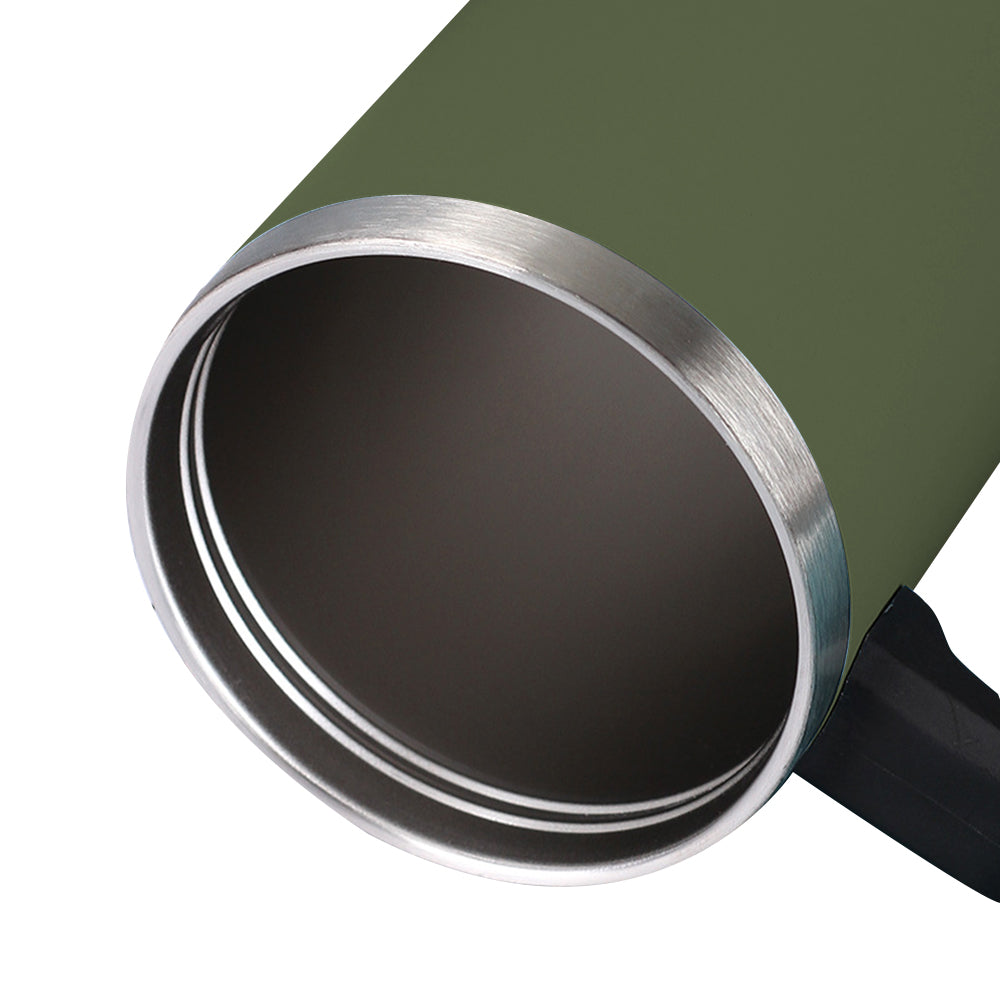 Stainless Steel Water Bottle Insulated Tumblers with Lid and Straw for Travel Coffee -Green