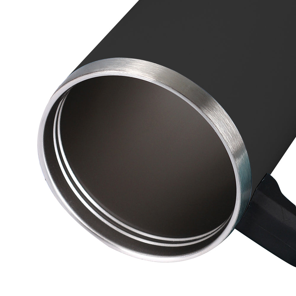 Stainless Steel Water Bottle Insulated Tumblers with Lid and Straw for Travel Coffee -Black