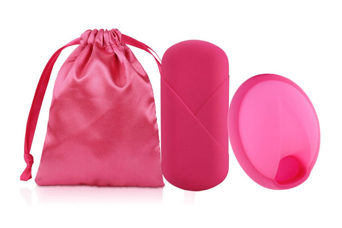 Reusable Medical Grade Menstrual Cup Set-Pink
