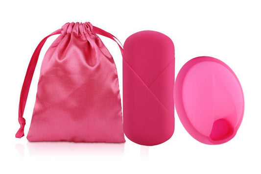 Reusable Medical Grade Menstrual Cup Set-Pink