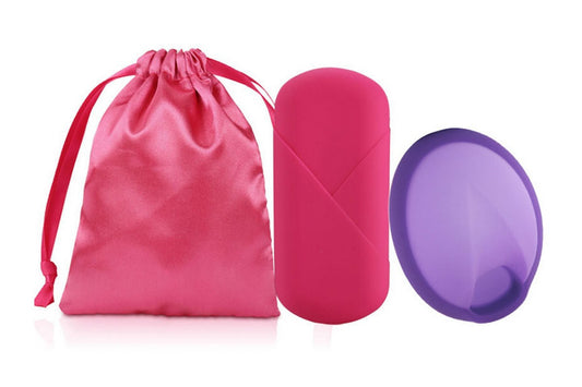 Reusable Medical Grade Menstrual Cup Set-Purple
