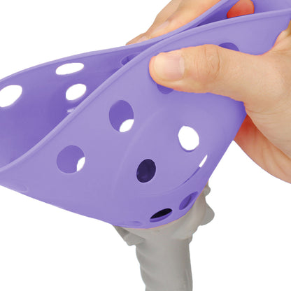 Toy Kids Catch Ball Game with 2 Catch Launcher Baskets and 4 Balls -Purple