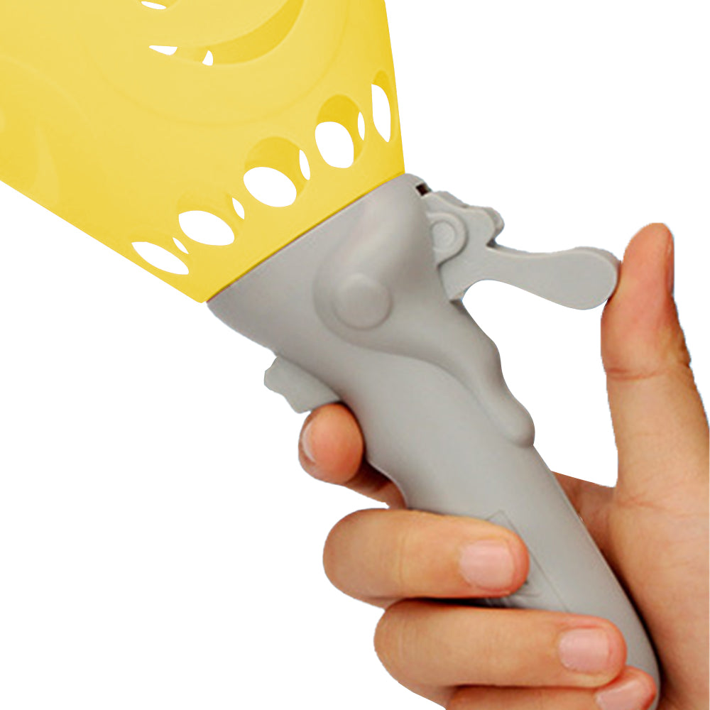 Toy Kids Catch Ball Game with 2 Catch Launcher Baskets and 4 Balls -Yellow