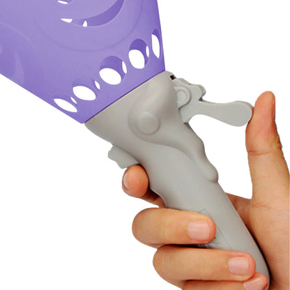 Toy Kids Catch Ball Game with 2 Catch Launcher Baskets and 4 Balls -Purple