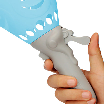 Toy Kids Catch Ball Game with 2 Catch Launcher Baskets and 4 Balls -Blue