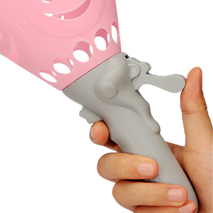 Toy Kids Catch Ball Game with 2 Catch Launcher Baskets and 4 Balls -Pink