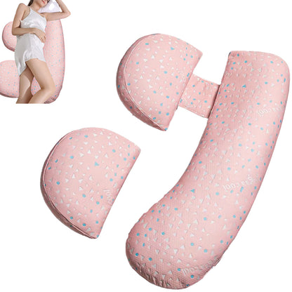 Pregnancy Pillows for Sleeping Maternity Body Pillows Support Pillow for Back Legs Waist -Pink
