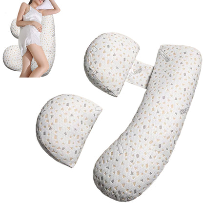 Pregnancy Pillows for Sleeping Maternity Body Pillows Support Pillow for Back Legs Waist -White