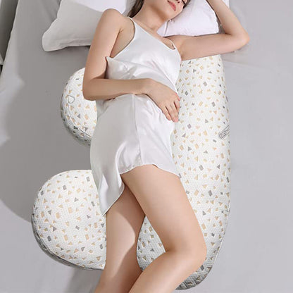 Pregnancy Pillows for Sleeping Maternity Body Pillows Support Pillow for Back Legs Waist -White