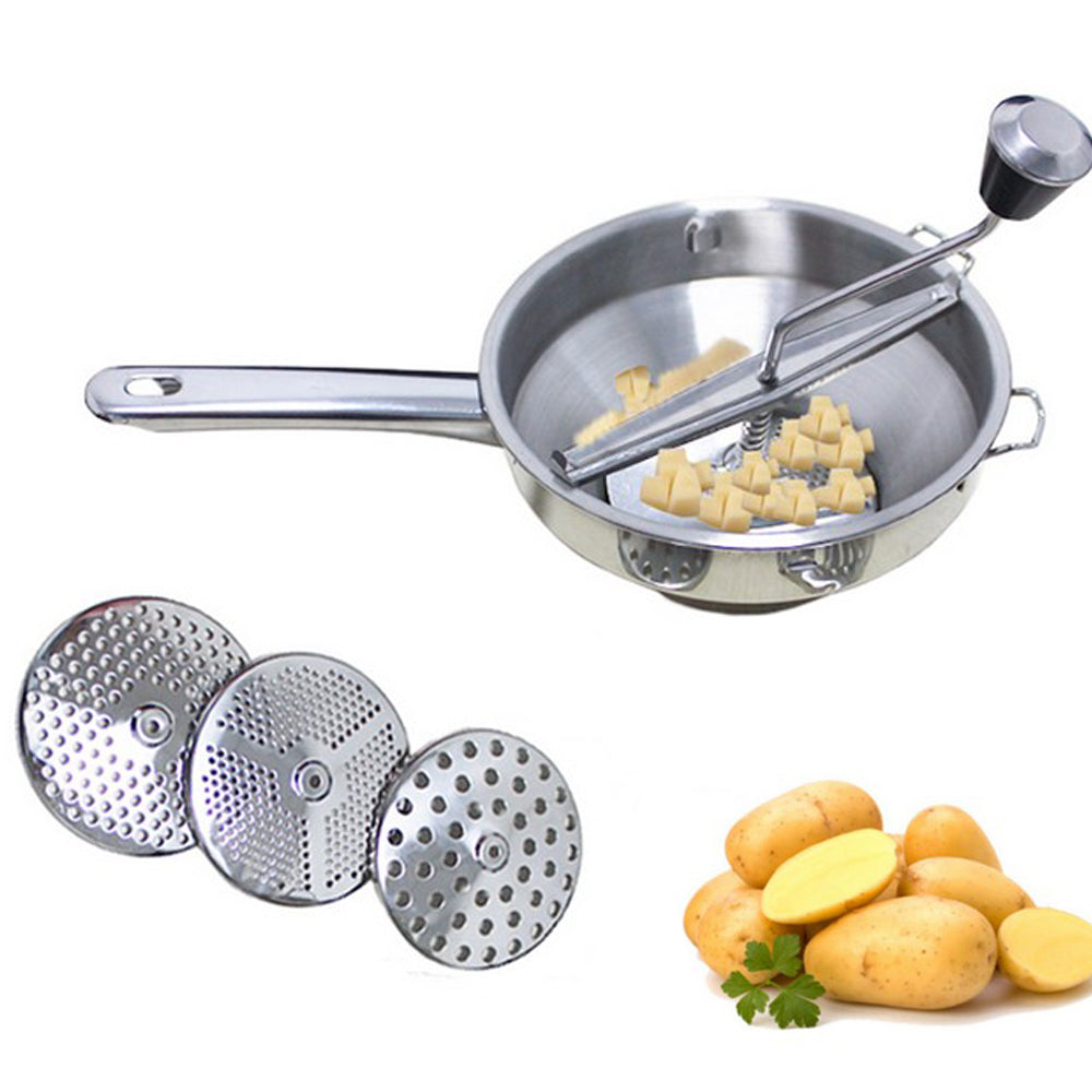 Rotary Food Mill Stainless Steel Baby Food Purees Maker
