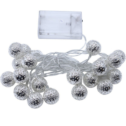 6M 40LED LED Moroccan Globe String Lights-Multicolor