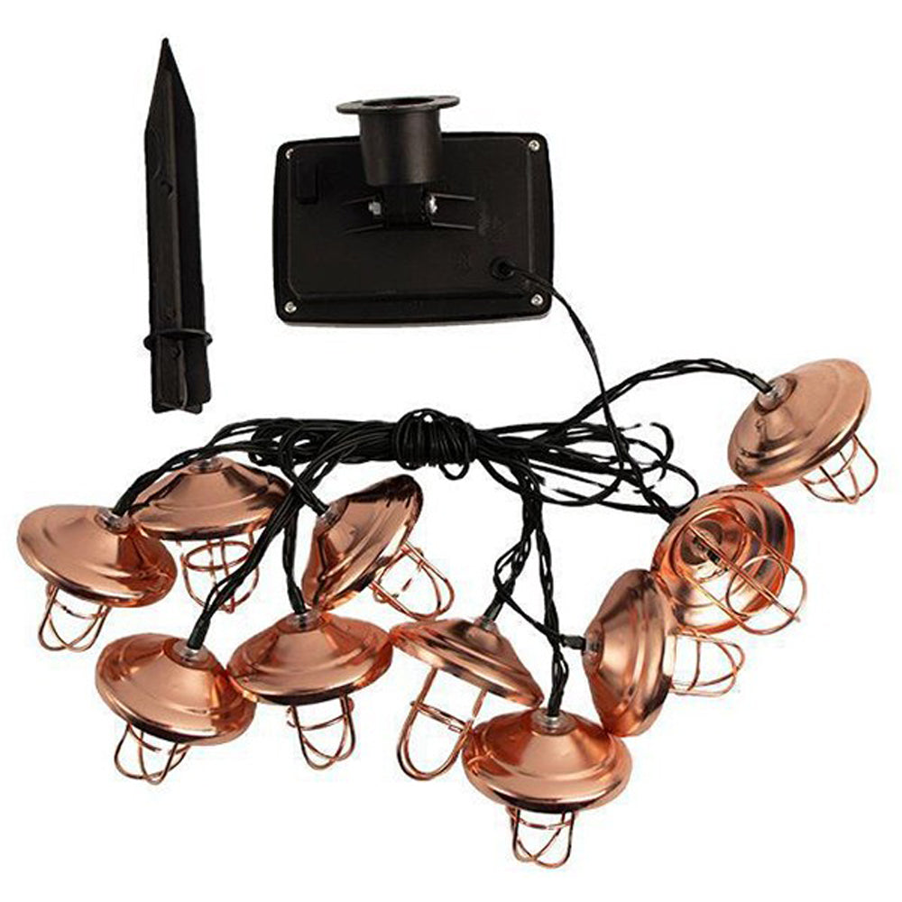 2pcs Solar Powered Morocco Metal String Light