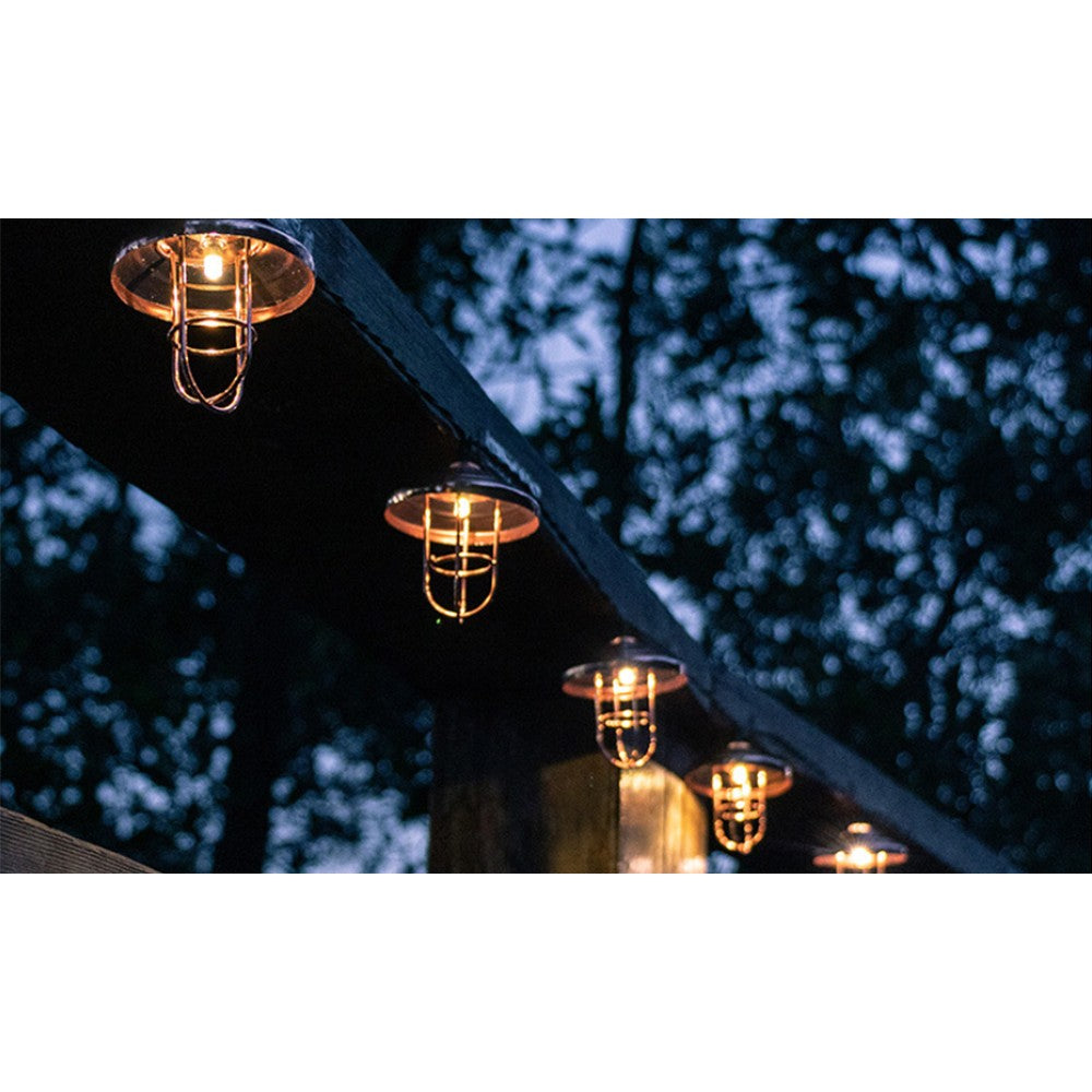 2pcs Solar Powered Morocco Metal String Light