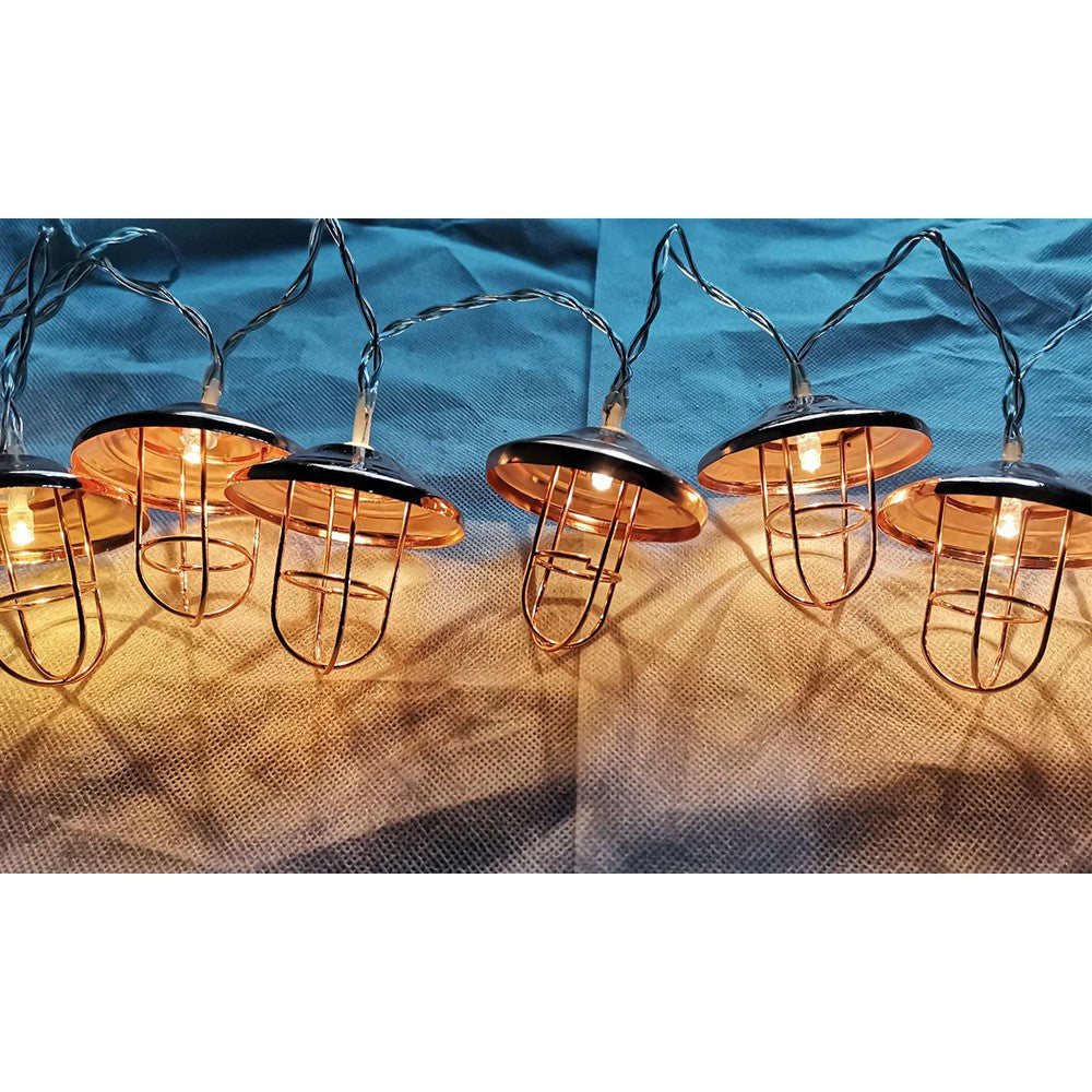 2pcs Solar Powered Morocco Metal String Light