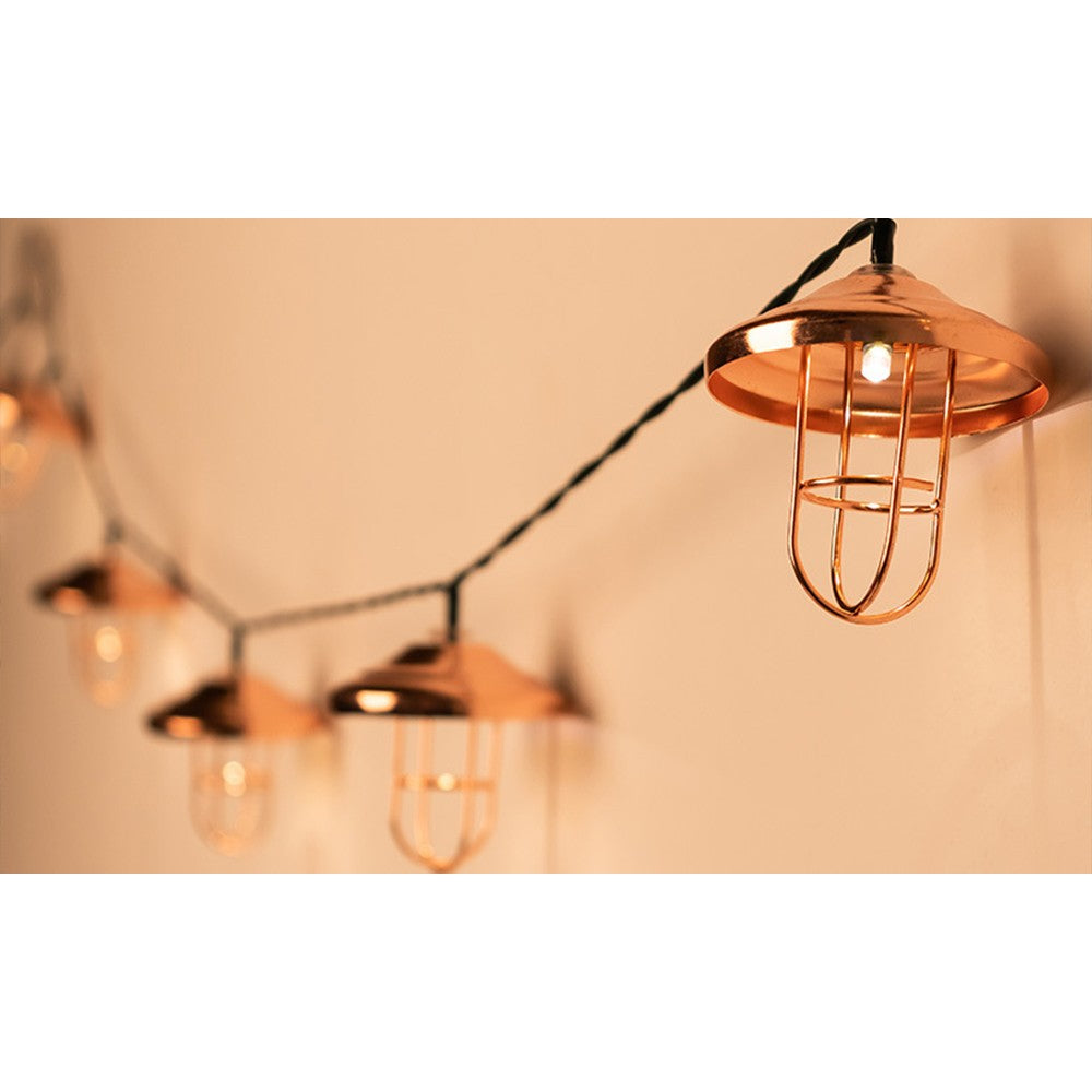 2pcs Solar Powered Morocco Metal String Light