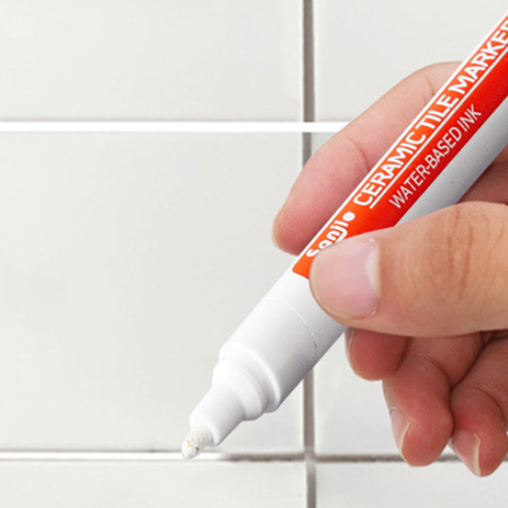 Set of 5Pcs Fast Drying Waterproof Grout Tile Repair Pen White