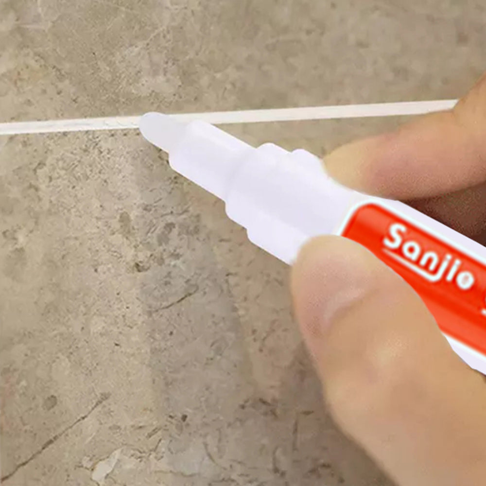 Set of 5Pcs Fast Drying Waterproof Grout Tile Repair Pen White