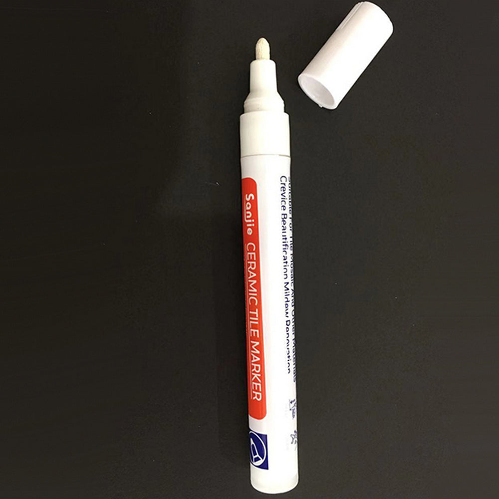 Set of 5Pcs Fast Drying Waterproof Grout Tile Repair Pen White