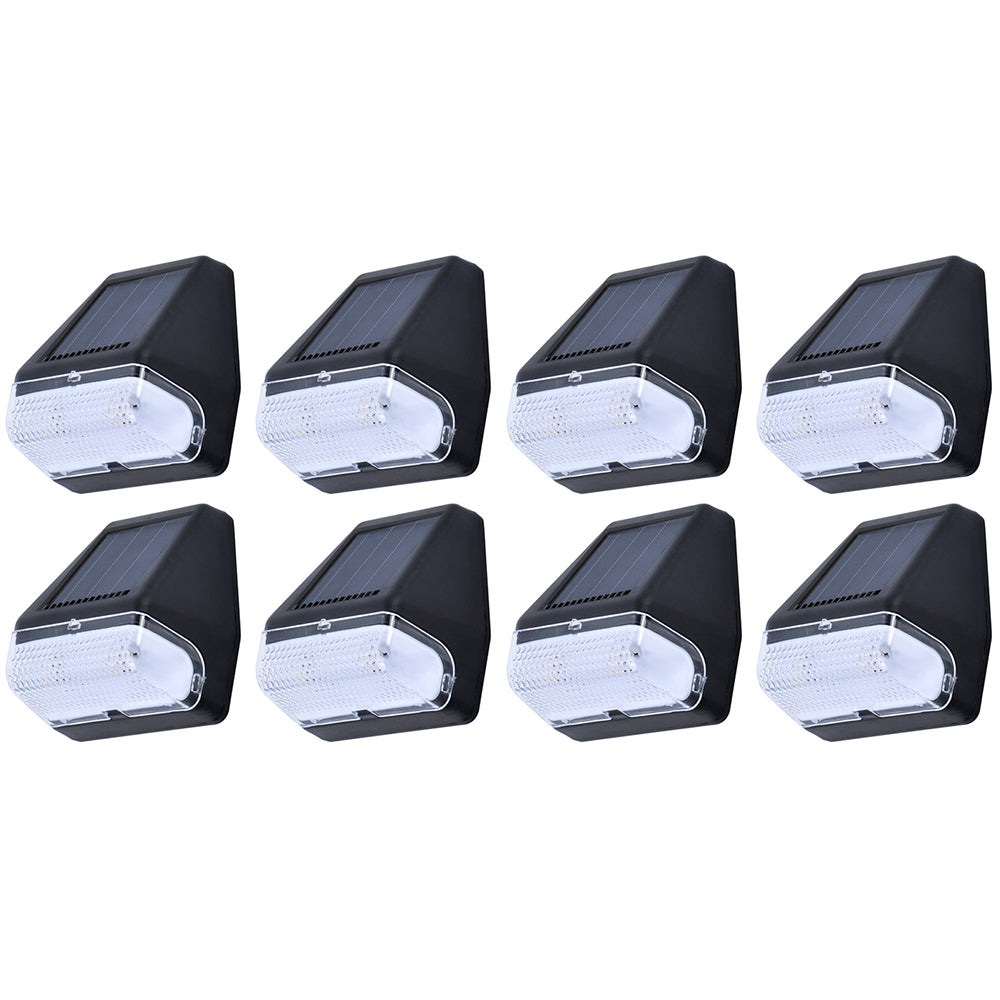 8 Piece Solar Wall Light