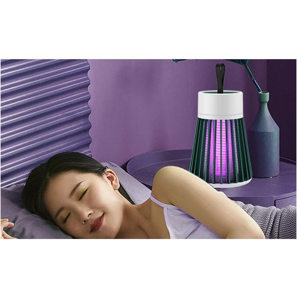 USB Charging Portable Mosquito Lamp Green