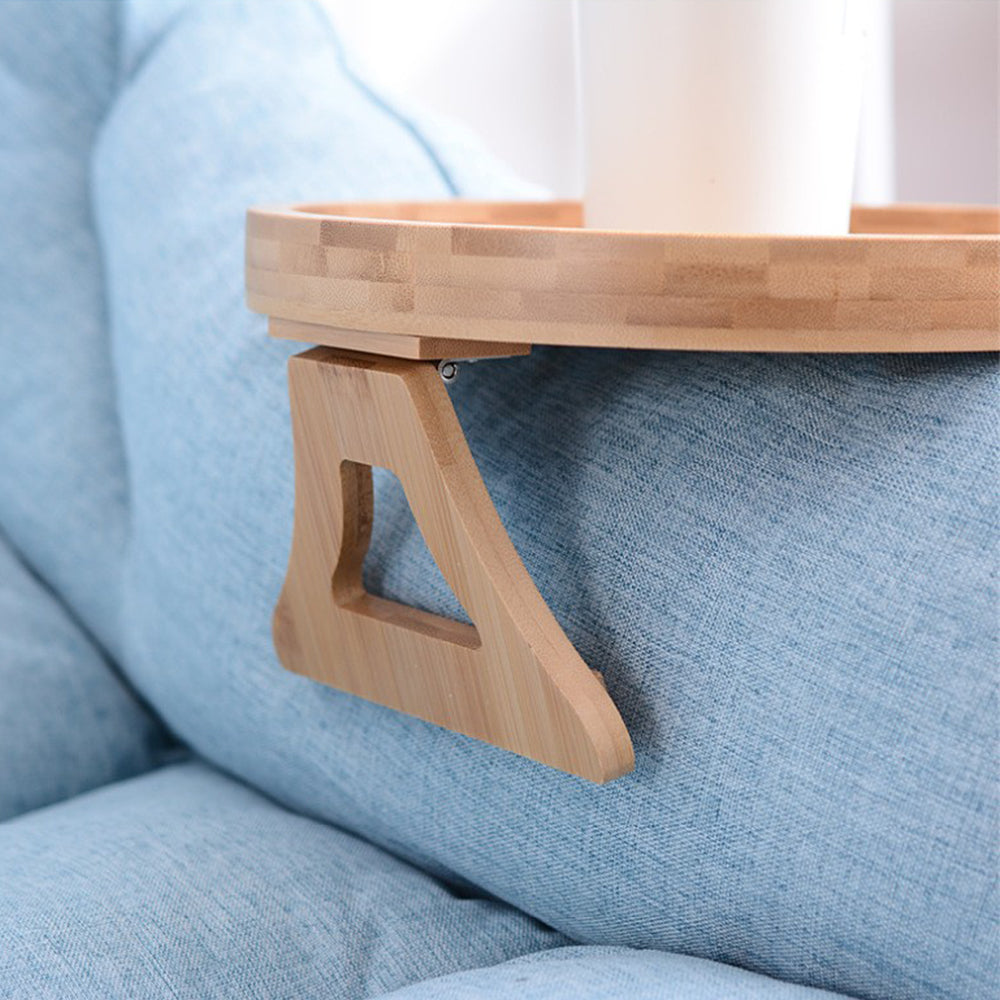 Wooden Sofa Arm Clip Table Sofa Armrest Tray Table